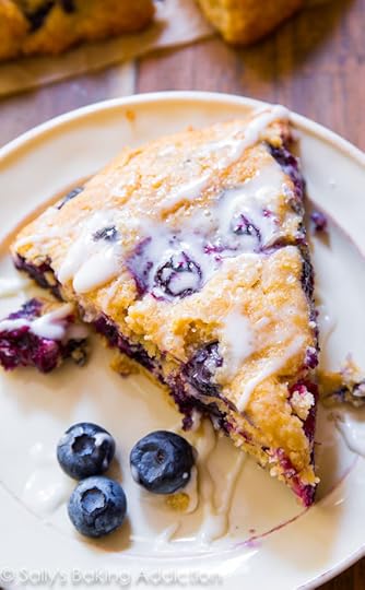 These simple Blueberry Scones are super moist and tender in every bite. Better than a bakery, trust me! sallysbakingaddiction.com