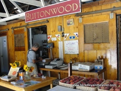 farm stand at Buttonwood Farm Winery in Solvang, California
