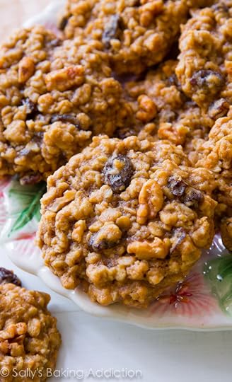 Soft-Baked Oatmeal Raisin Cookies by sallysbakingaddiction.com. Nothing fancy or complicated, just pure homemade goodness!