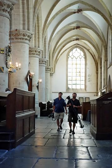 Filming-in-Haarlem-Grote-Kerk