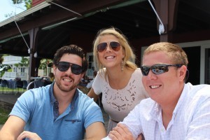 Nate, Lexi and the Birthday Boy home for a visit in June.