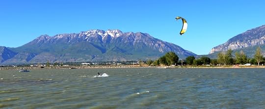 Kiteboarding in Utah
