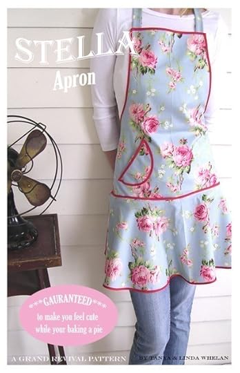 Floral apron via Etsy
