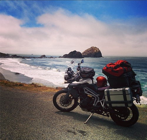 Trinity at the Pacific Ocean