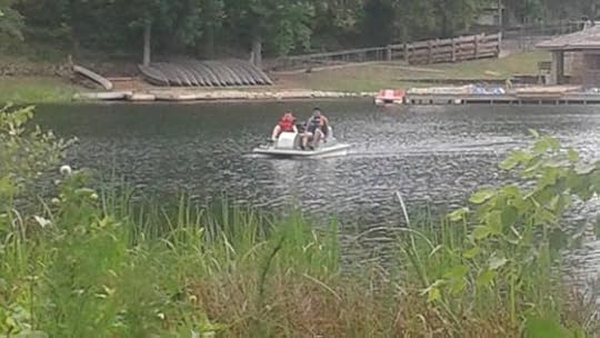 Photo: Beautiful day to take a paddle boat around the lake. Love the serenity of the water.