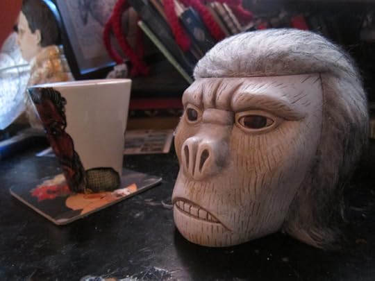 Even my workspace has apes in it