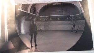 Looking out from the gate - concept art