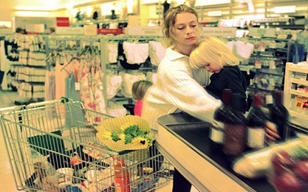 Mom shopping