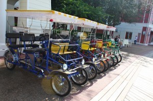 Surrey Bikes on the boardwalk
