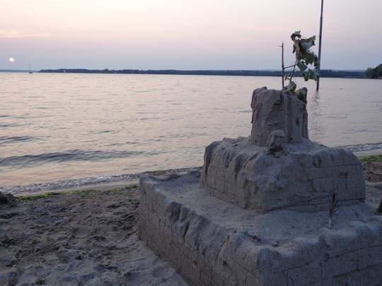 sunset on the beach