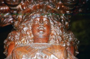 The caryatids - close view