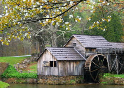 Mabrys Mill--Old grits mill along the Blue Ridge Parkway in Virginia