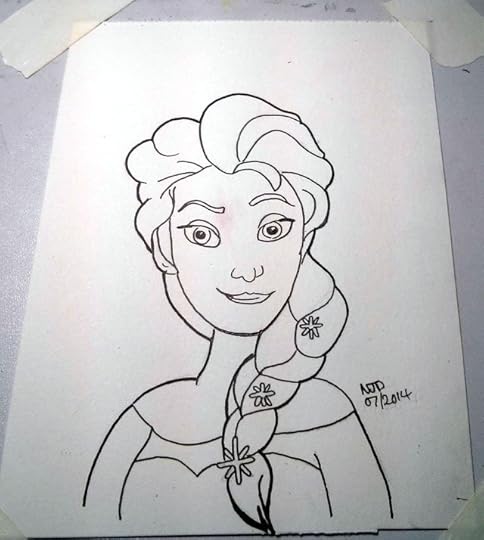 Elsa Inked by Nick Davis