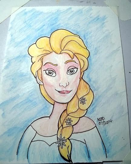 Elsa Watercolor Blended by Nick Davis