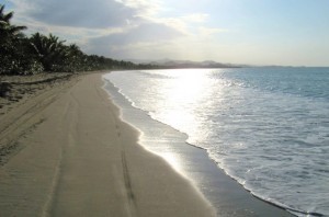 Beach near Miches, Samana Bay