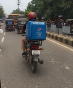 Civilization may seem far away in India, but Domino's is always a phone call away.
