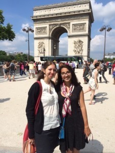 At the Arc de Triumph, Paris