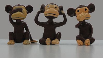 See, Hear and Speak No Evil