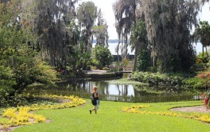 Old Cypress Gardens landscape with Lake Eloise in the background at Legoland Florida. Photo by Thomas Cook