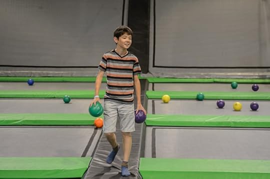 Trampoline Dodgeball Master トランポリンドッジボールの名人 ZipCity, Streetsboro OH, USA -- Copyright 2014 Jeffrey Friedl, http://regex.info/blog/