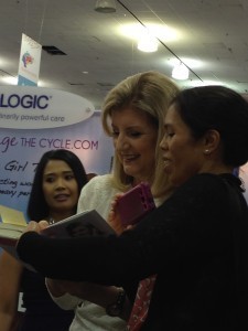 Geez, Arianna Huffington, I was trying to get a picture of the 