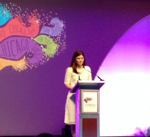 The inimitable Lisa Page Rosenberg aka Smacksy delivering the closing VOTY essay