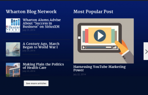 Wharton Most Popular Post