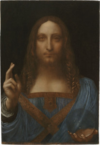 The recently unearthed 'Salvator Mundi' attributed to Leonardo da Vinci