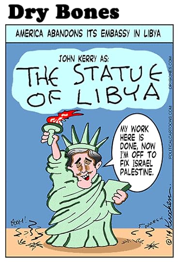 Dry Bones cartoon, kirschen, Israel, Gaza, Hamas, palestine, Dry Bones, abbas, peace,Libya, Kerry, Obama, Egypt, negotiations, terrorism,Arab Spring,