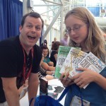 Cool fan Amy at my panel book signing!