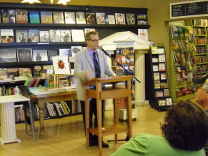 Signing copies of RESURRECTION BAY at Parnassus Books in Nashville--June 17 2014