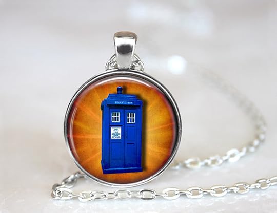 Tardis Pendant, Doctor Who Pendant, Tardis Jewelry, Dr Who Jewelry, Time Machine