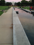 Univ. of Maryland reflecting pool.