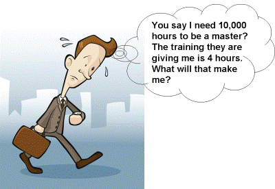 10000 hour rule, or... 100 hour rule?