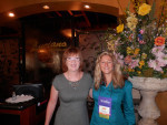 The kick-butt Karen Whiddon and me at a restaurant somewhat close to my name.