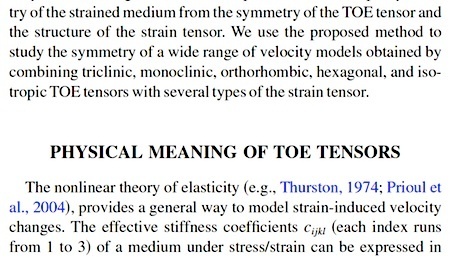 TOE-tensors
