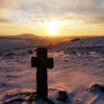 Newleycombe Cross In Snow