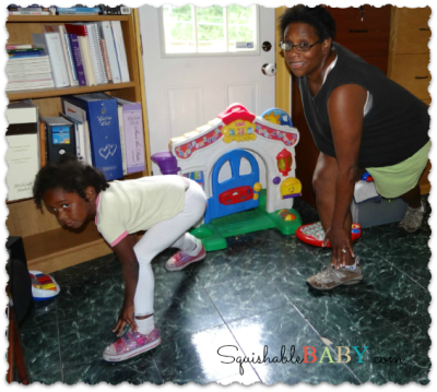 Exercise with kids