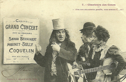 Mocking Sarah Bernhardt & other acclaimed actors