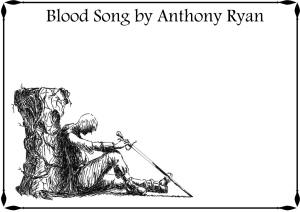 Blood Song Bookplate unsigned