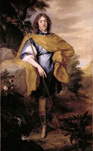 Painted by Van Dyck in 1638