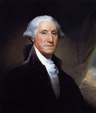 George Washington by Gilbert Stuart. Public domain via Wikimedia Commons.