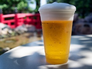 Frozen Beer in Japan Pavilion