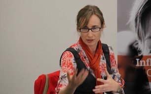 Laura Eadie gestures