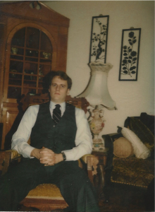 Me in early 1980's before job interview