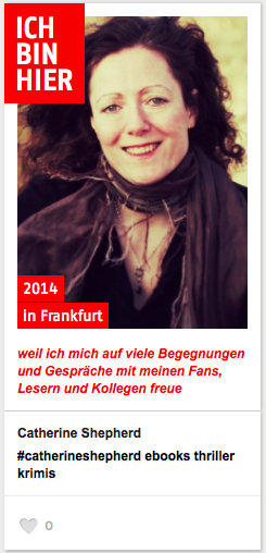 Catherine Shepherd auf der Frankfurter Buchmesse 2014