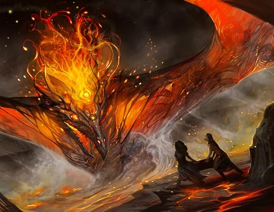 Rising from the Sea of Smoke by Julie Dillon