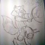 Rocket Raccoon - Pencil