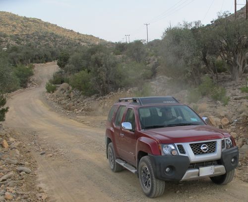 Climbing Jebel Shams, the highest mountain in Oman.