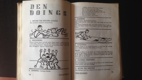 How Book of Cubbing (Boy Scouts of America), 1943